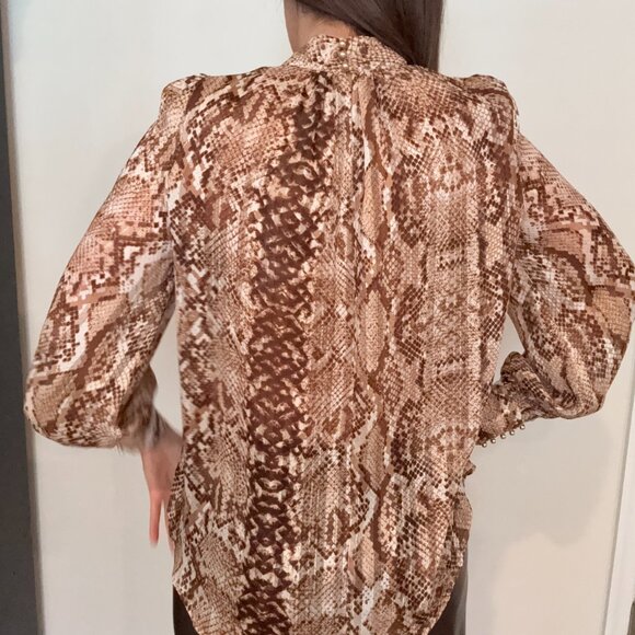 Blusa elegante en estampado animal print - H&M - Picture 3 of 6